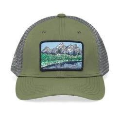 Sunday Afternoons Teton Reflection Trucker 12 Sunday Afternoons Teton Reflection Trucker -hat artist series patch trucker teton reflection art detail fw21 2500px