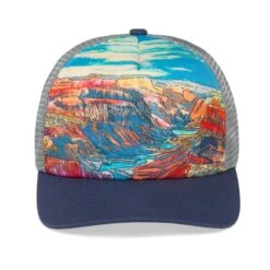 Sunday Afternoons Grand Canyon Trucker -hat artist series trucker grand canyon art detail fw20 2500px