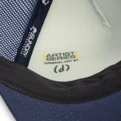 Sunday Afternoons Into The Blue Trucker -hat artist series truckers into the blue artist stamp detail ss22 2500px