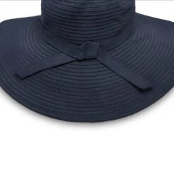 Sunday Afternoons Beach Hat 15 Sunday Afternoons Beach Hat -hat beach hat navy texture hatband detail ss20 2500px