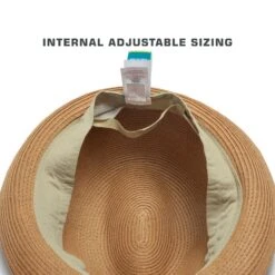 Sunday Afternoons Cayman Hat -hat cayman hat tan sweatband sizing detail ss20