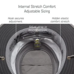 Sunday Afternoons Charter Escape Hat -hat charter escape hat charcoal pocket sizing detail ss20