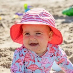 Sunday Afternoons Infant SunSkipper Bucket -hat infant sunskipper bucket coral stripe female ss21 2500px