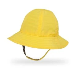 Sunday Afternoons Infant SunSkipper Bucket -hat infant sunskipper bucket quarry stripe lemon reverse front ss21 2500px