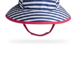 Sunday Afternoons Infant SunSprout Hat -hat infant sunsprout hat navy stripe chinstrap detail ss20 2500px