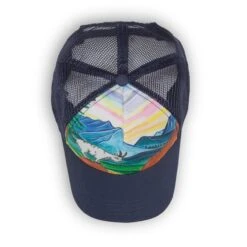 Sunday Afternoons Kids' Mountain Goat Trucker -hat kids artist series trucker mountain goat top ss20 2500px