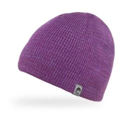 Sunday Afternoons Kids' Nightfall Reflective Beanie -hat kids nightfall beanie lavender plum front fw21 2500px