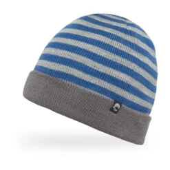 Sunday Afternoons Kids' Saturn Beanie -hat kids saturn beanie marine stripe storm gray front fw21 2500px
