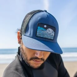Sunday Afternoons Crashing Wave Trucker -hat mountain moonlight trucker male ss21 2500px