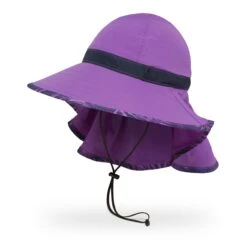 Sunday Afternoons Shade Goddess Hat -hat shade goddess hat dark violet front ss22 2500px