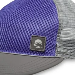 Sunday Afternoons Vantage Point Trucker -hat vantage point trucker deep purple mesh logo detail ss20 2500px